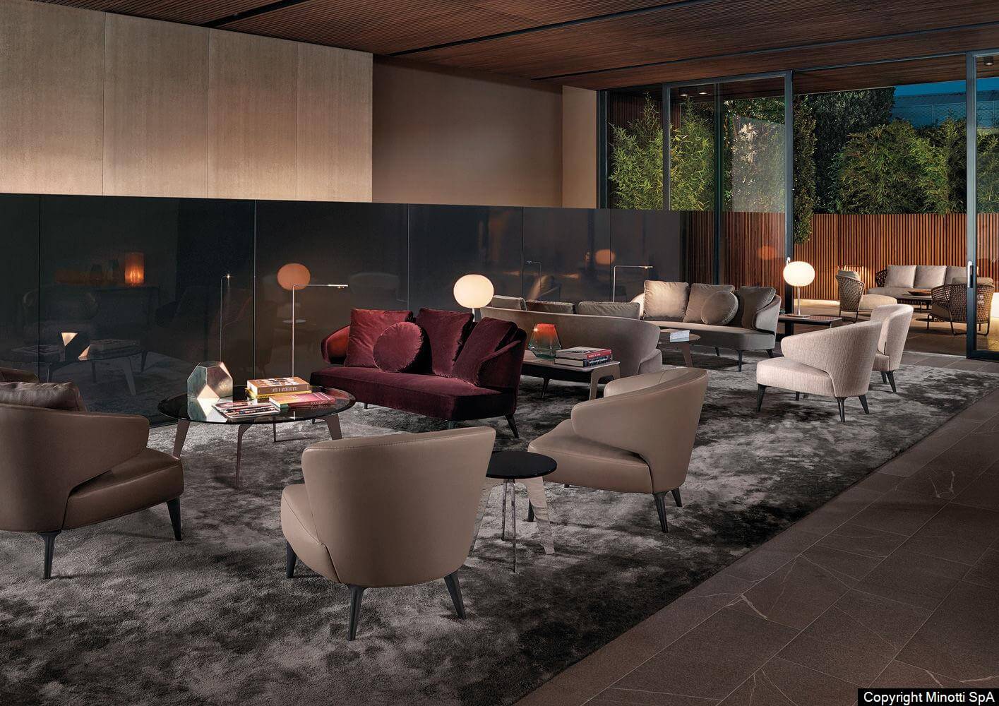 Minotti Диван Aston от Minotti — в интерьере