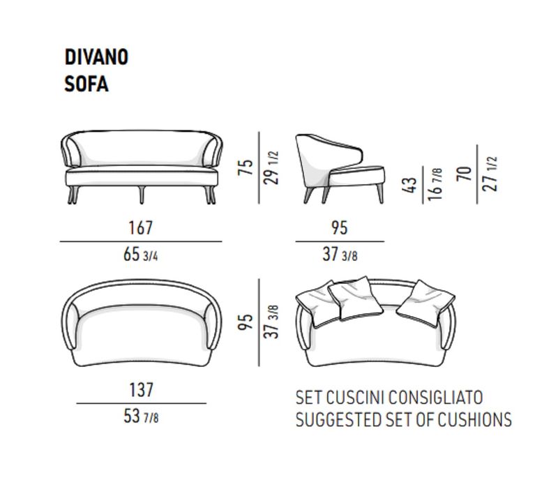 Minotti Диван Aston от Minotti