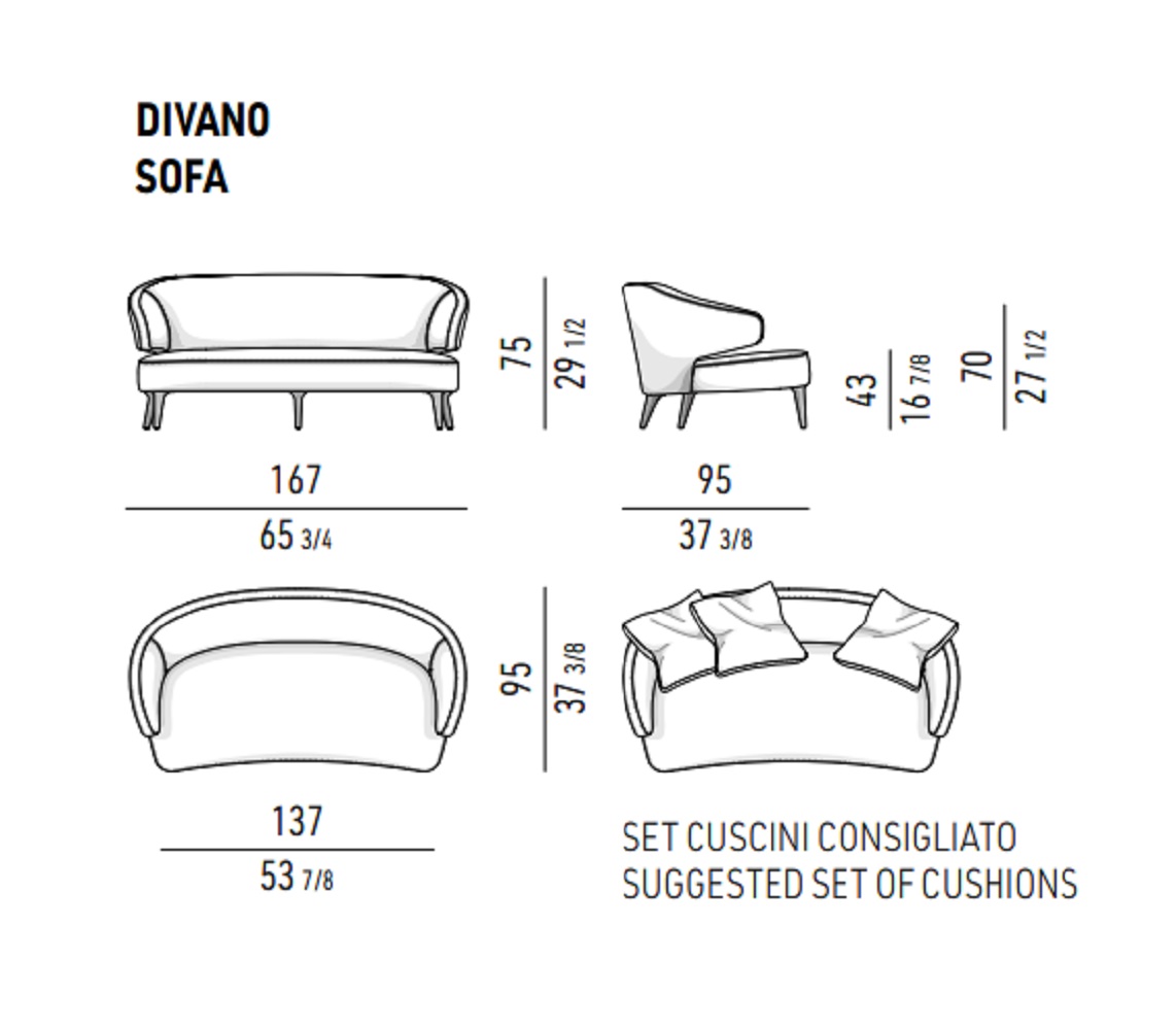 Minotti Диван Aston от Minotti
