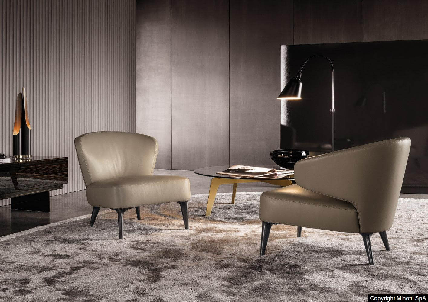 Minotti Кресло Aston "Armchair" от Minotti — в интерьере