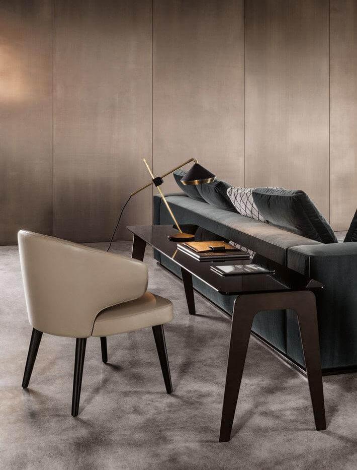 Minotti Стул Aston "Dining" от Minotti — в интерьере