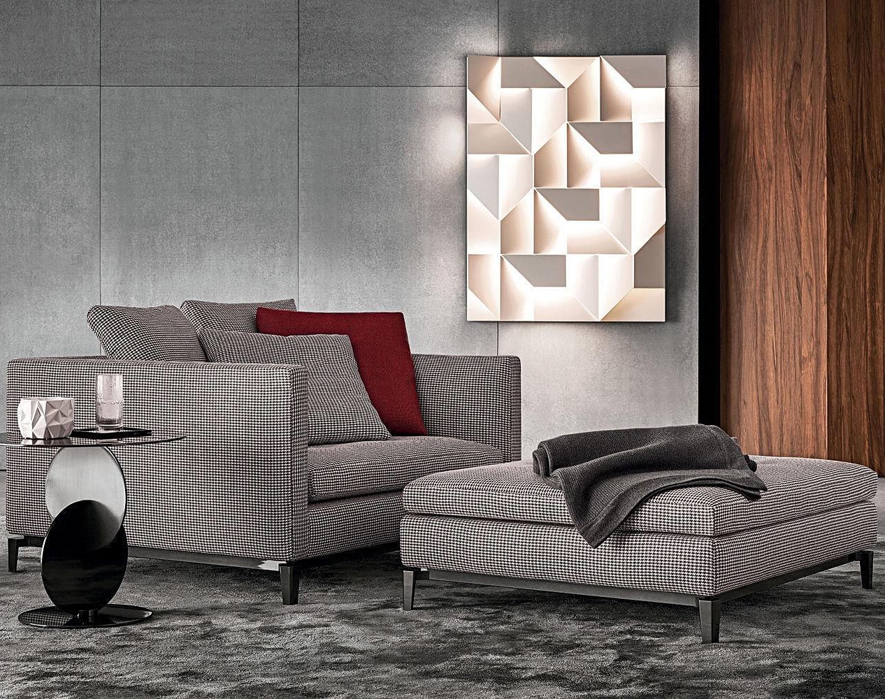 Minotti Кресло Andersen Lovechair от Minotti — в интерьере