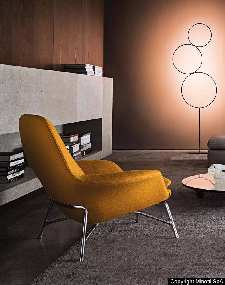 Minotti Кресло Prince от Minotti — в интерьере