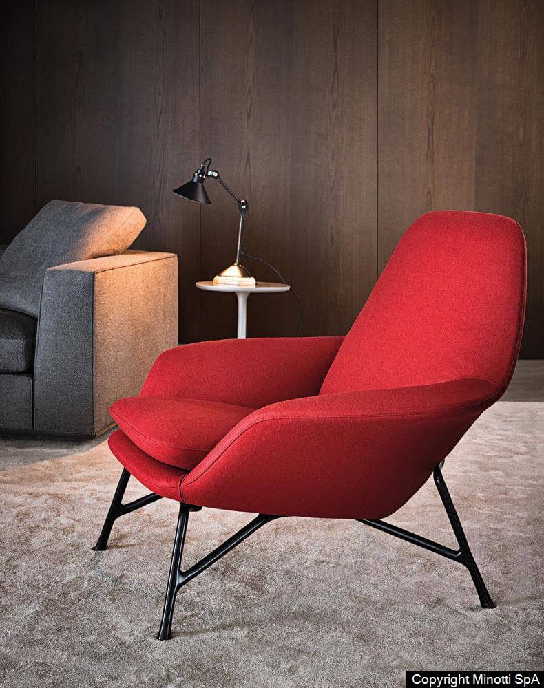 Minotti Кресло Prince от Minotti — в интерьере