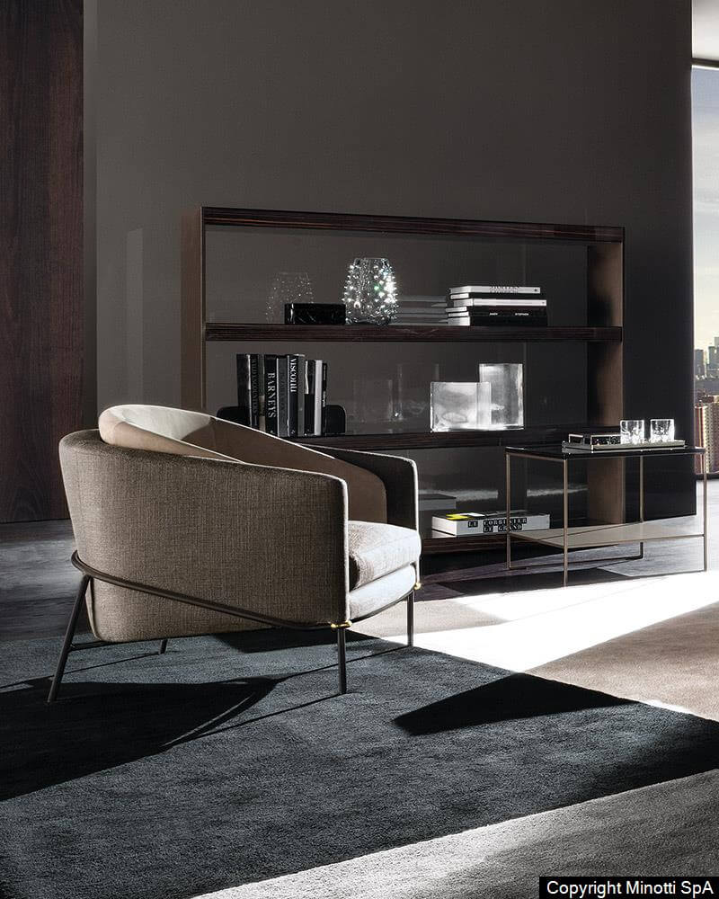 Minotti Кресло Fil Noir от Minotti — в интерьере