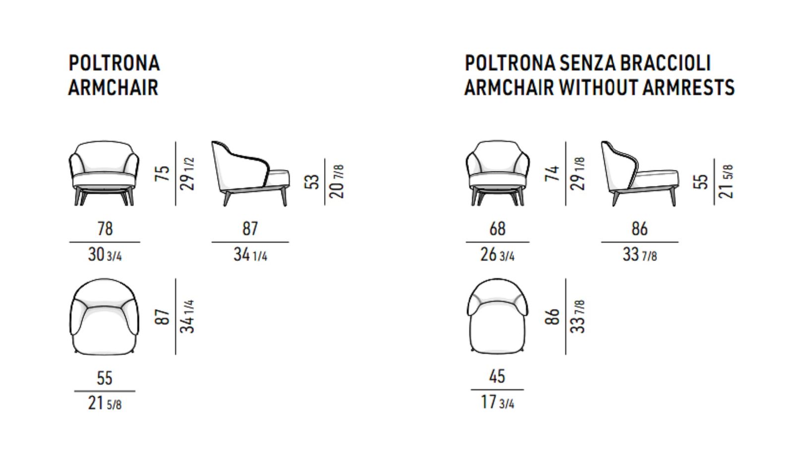 Minotti Кресло Leslie "Armchair от Minotti