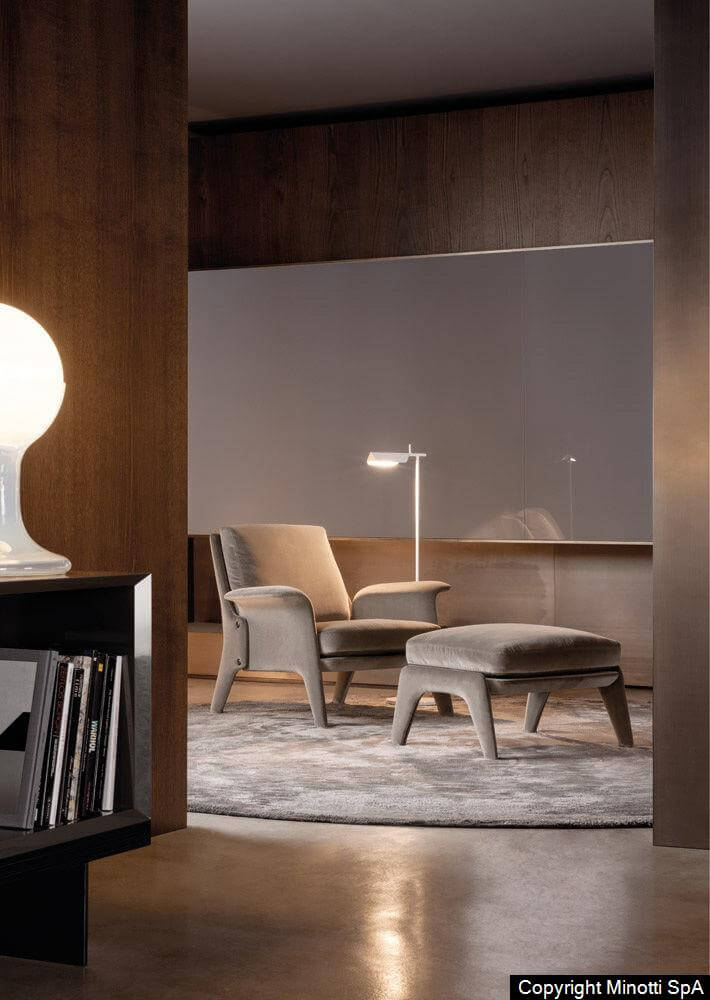Minotti Кресло Glover от Minotti — в интерьере