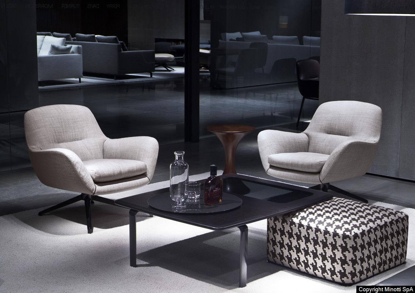 Minotti Кресло Jensen от Minotti — в интерьере