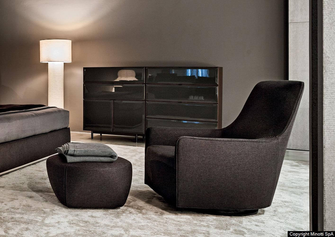 Minotti Кресло Portofino от Minotti — в интерьере