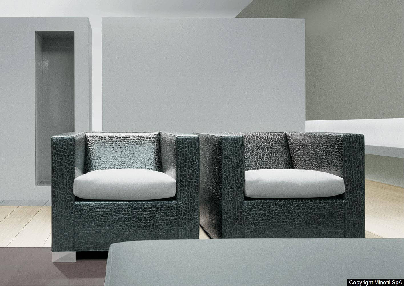 Minotti Кресло Suitcase Line от Minotti — в интерьере