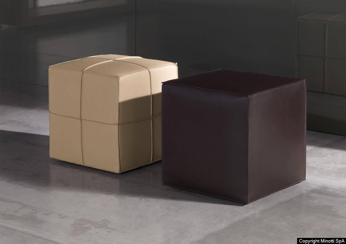 Minotti Пуф Villon от Minotti — в интерьере