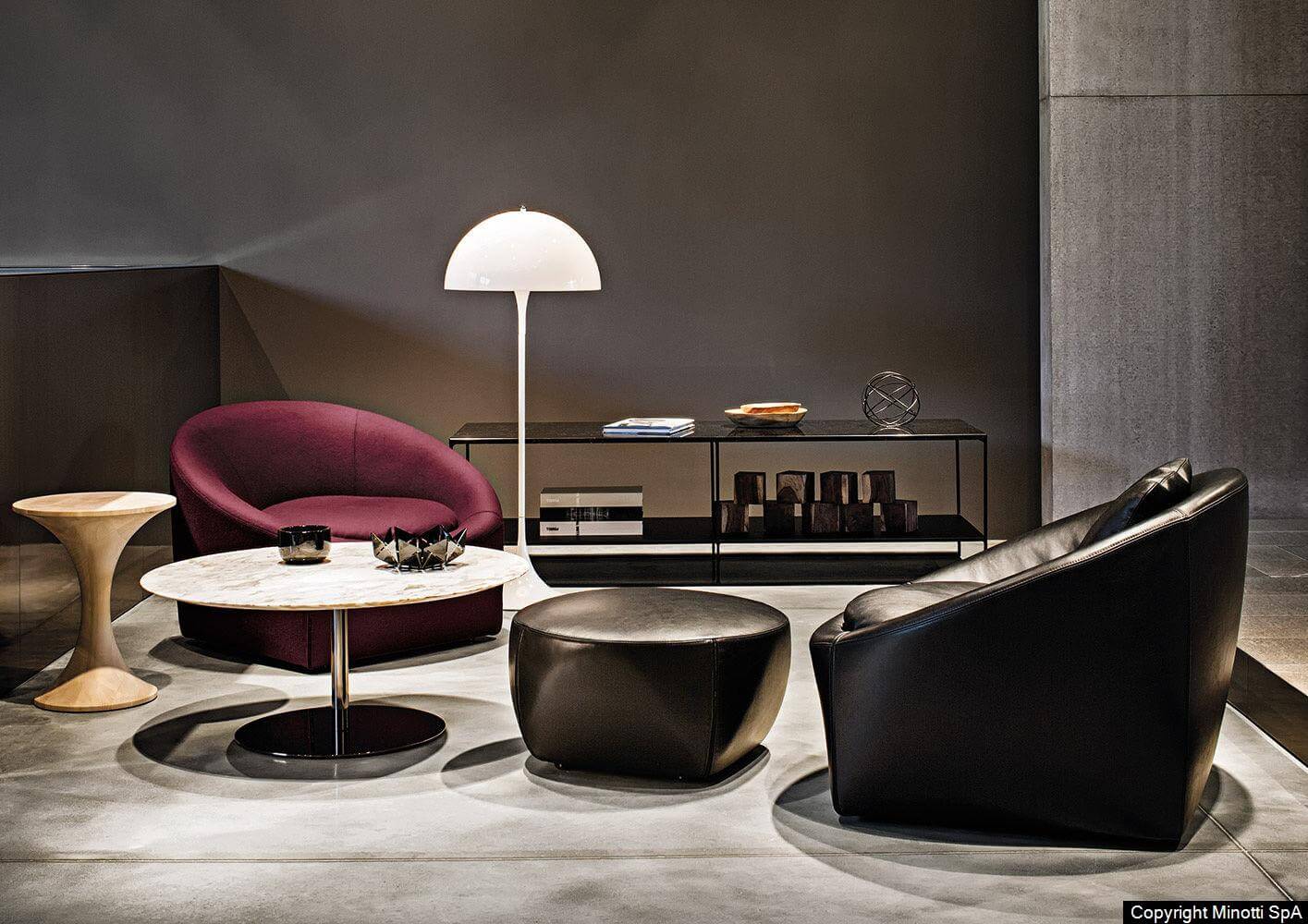 Minotti Кресло Capri Base от Minotti — в интерьере