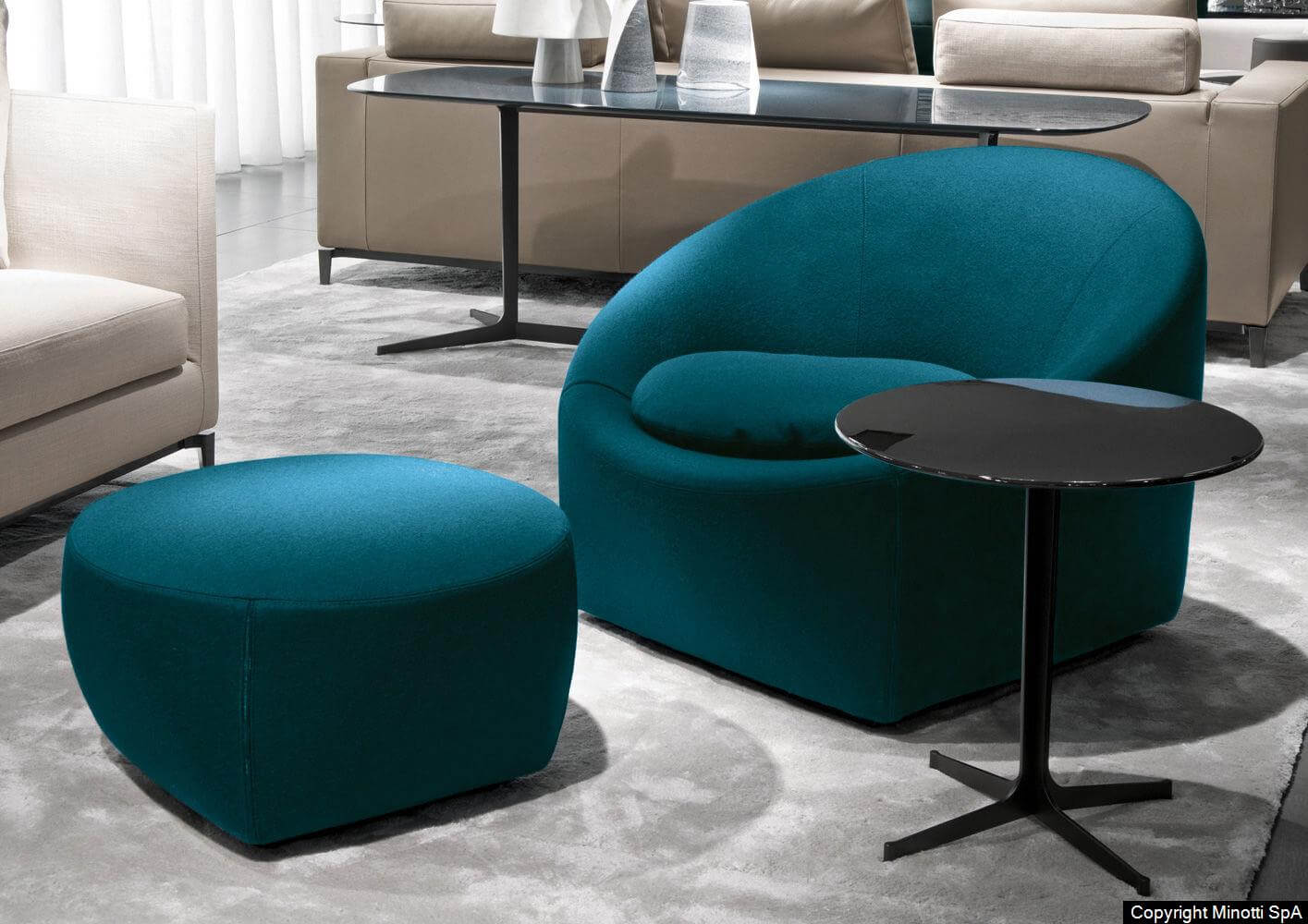 Minotti Кресло Capri Base от Minotti — в интерьере