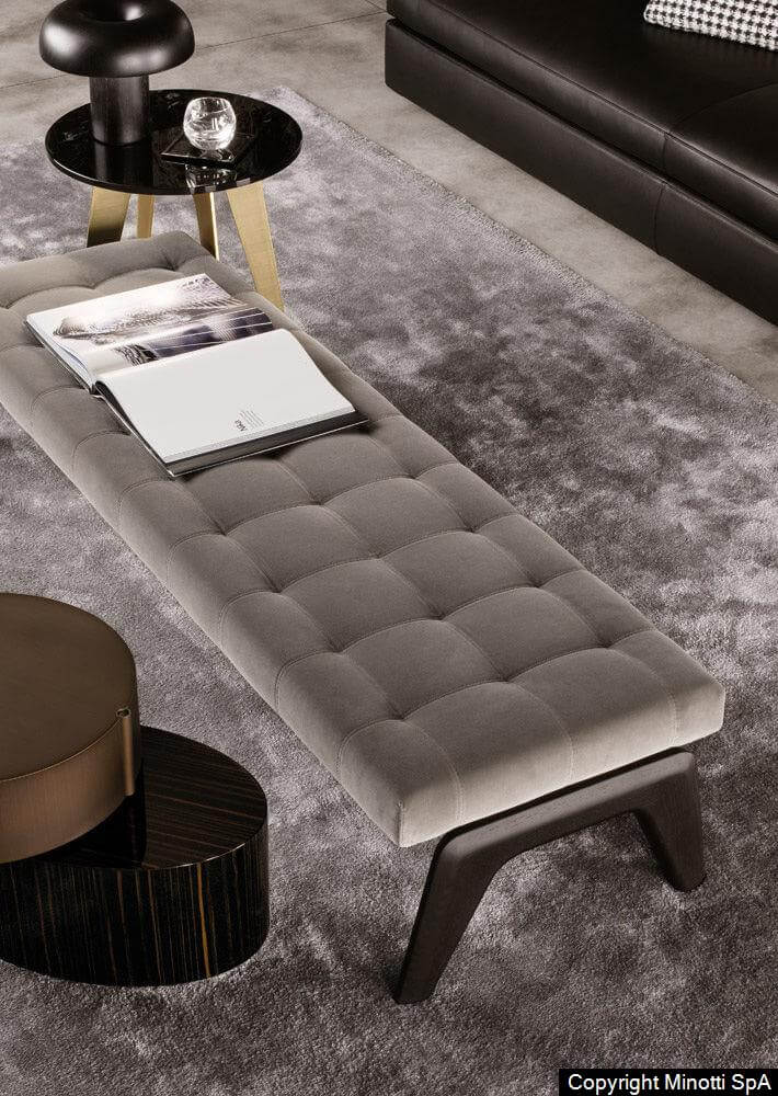 Minotti Банкетка Kirk "Bench" от Minotti — в интерьере