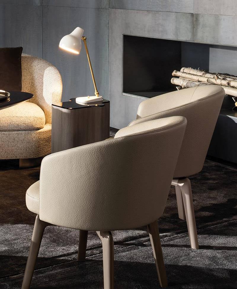 Minotti Стул Amelie "Dining" от Minotti — в интерьере