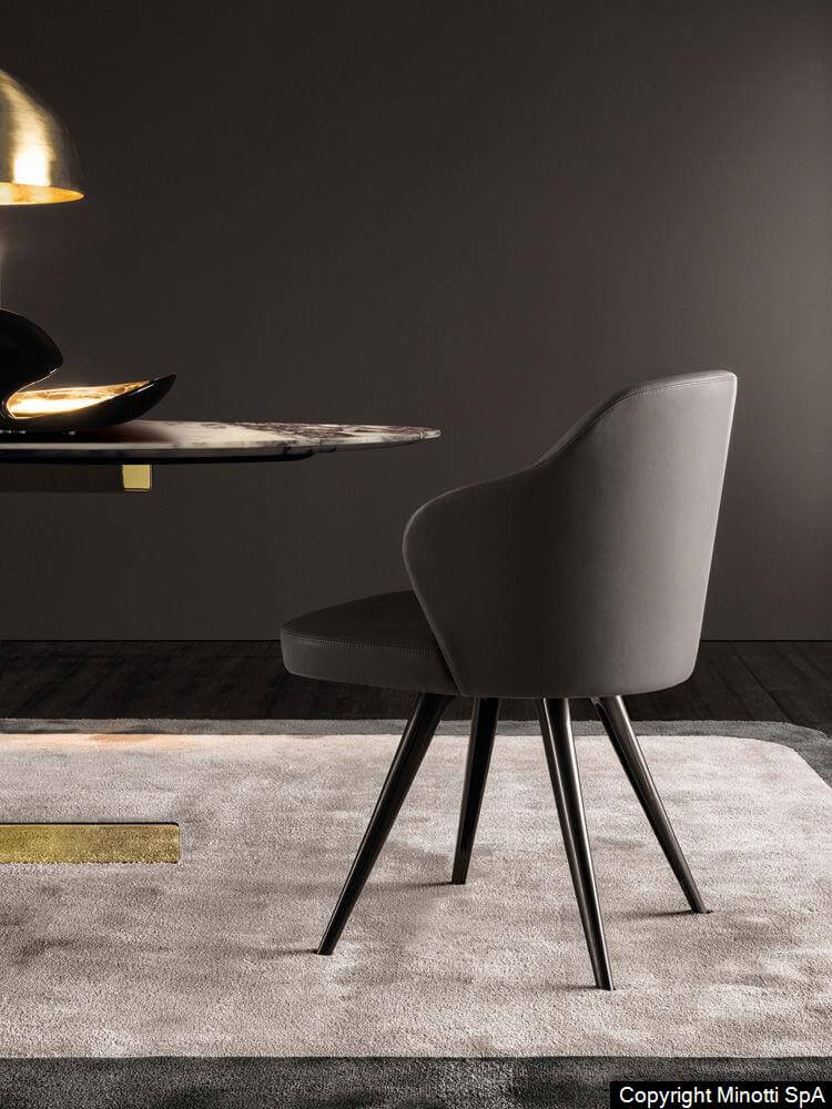Minotti Стул Leslie "Dining" от Minotti — в интерьере