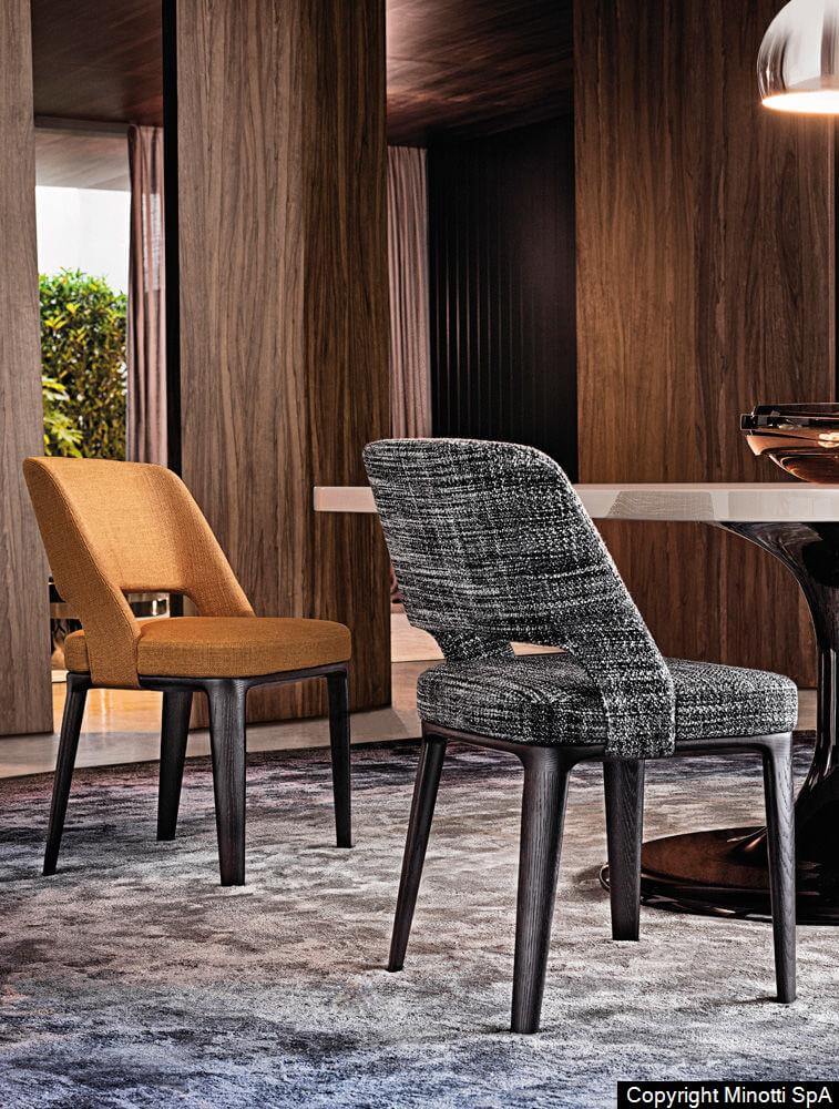 Minotti Стул Owens от Minotti — в интерьере
