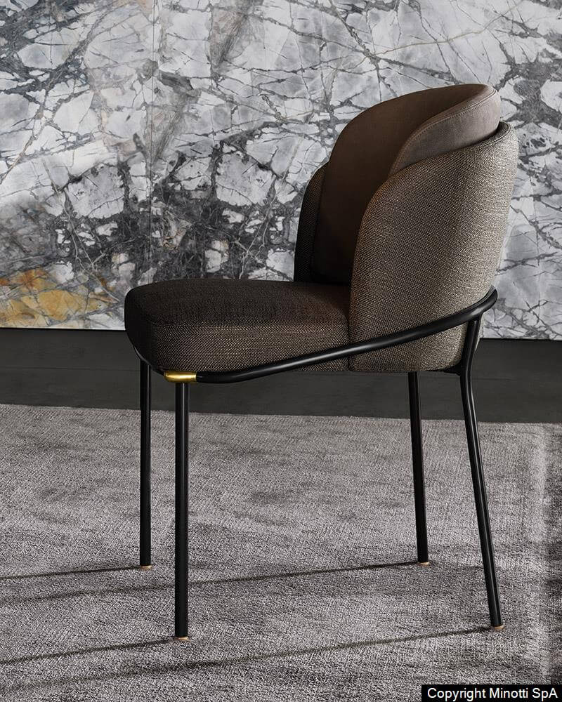 Minotti Стул Fil Noir "Dining" от Minotti — в интерьере