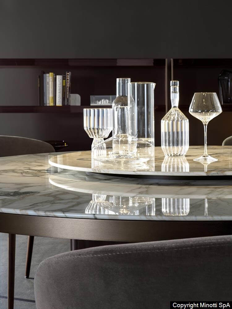 Minotti Стол Morgan от Minotti — в интерьере