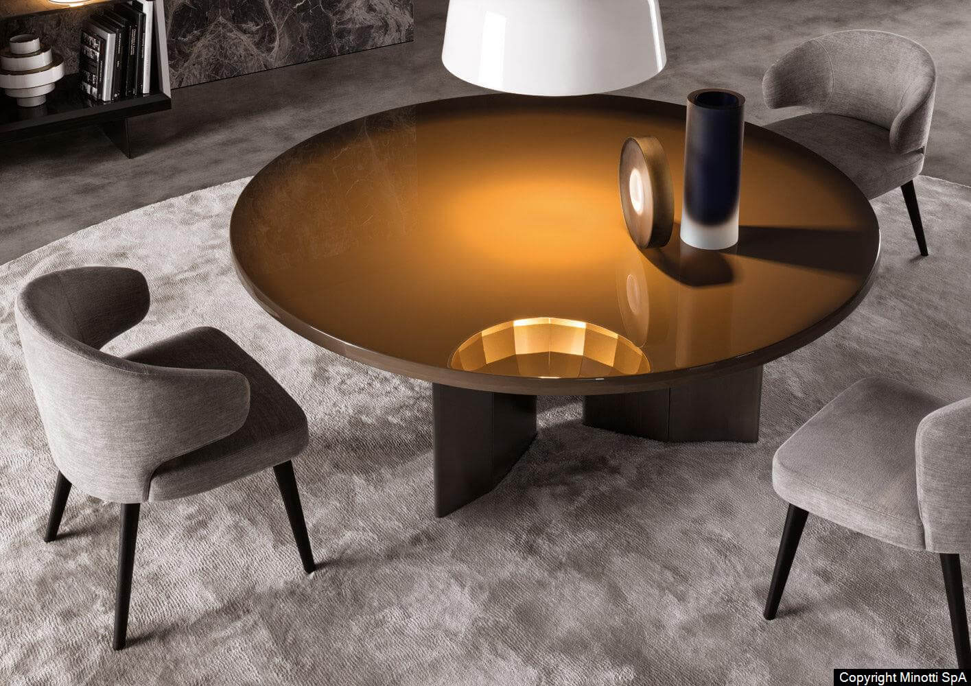 Minotti Стол Morgan от Minotti — в интерьере