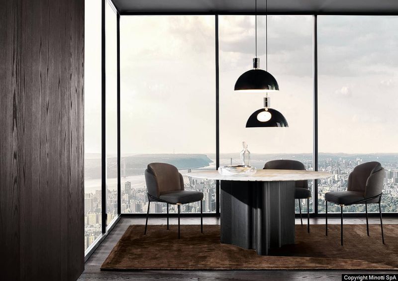 Minotti Стол Lou "Dining" от Minotti — в интерьере