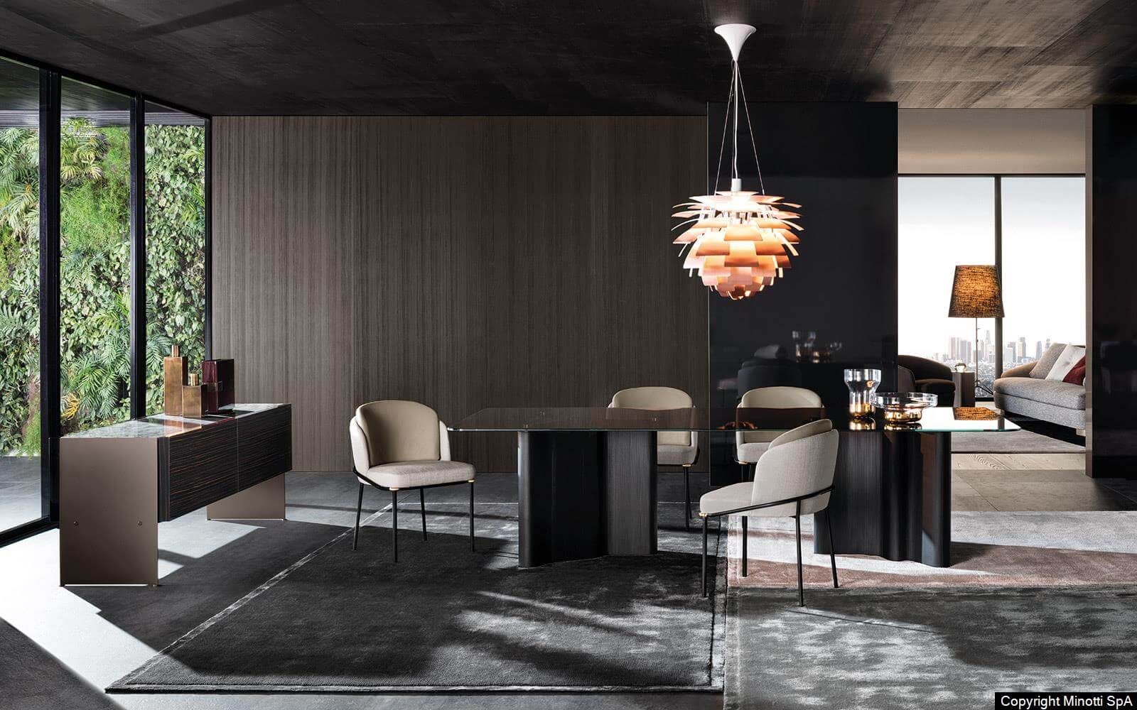 Minotti Стол Lou "Dining" от Minotti — в интерьере