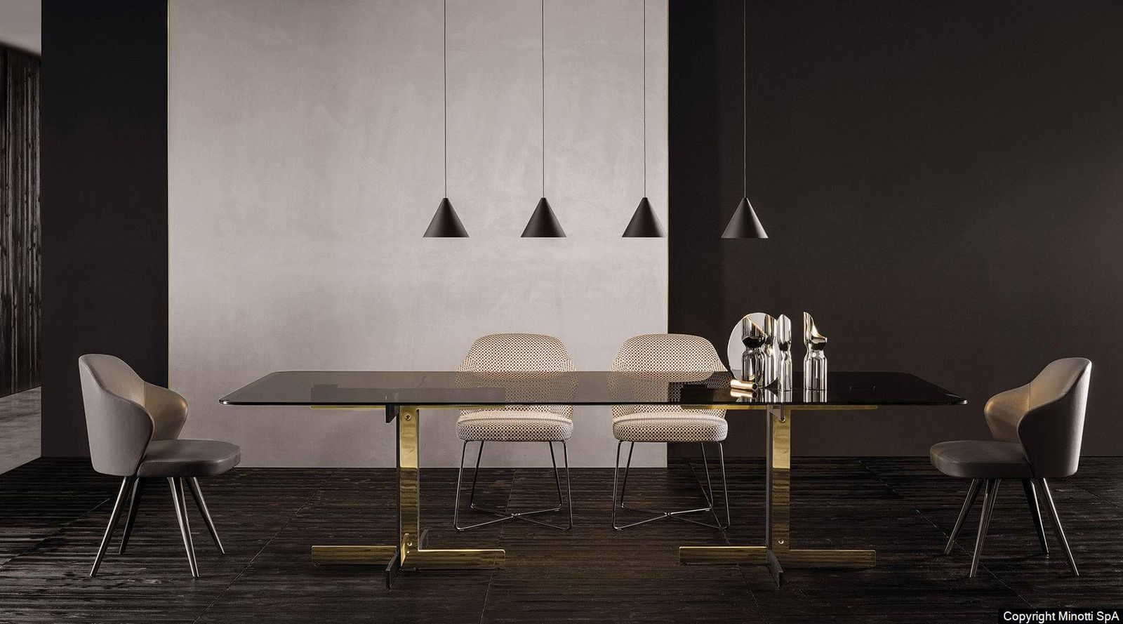 Minotti Стол Catlin "Dining" Table от Minotti — в интерьере