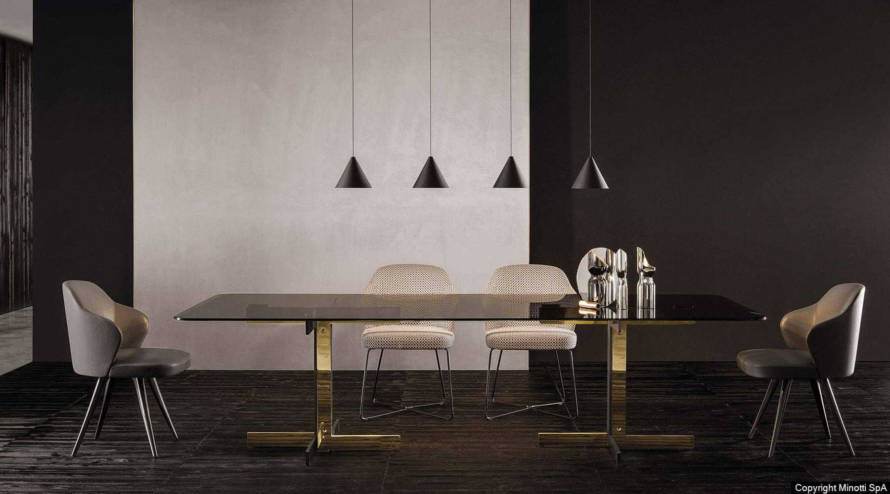Minotti Стол Catlin "Dining" Table от Minotti — в интерьере