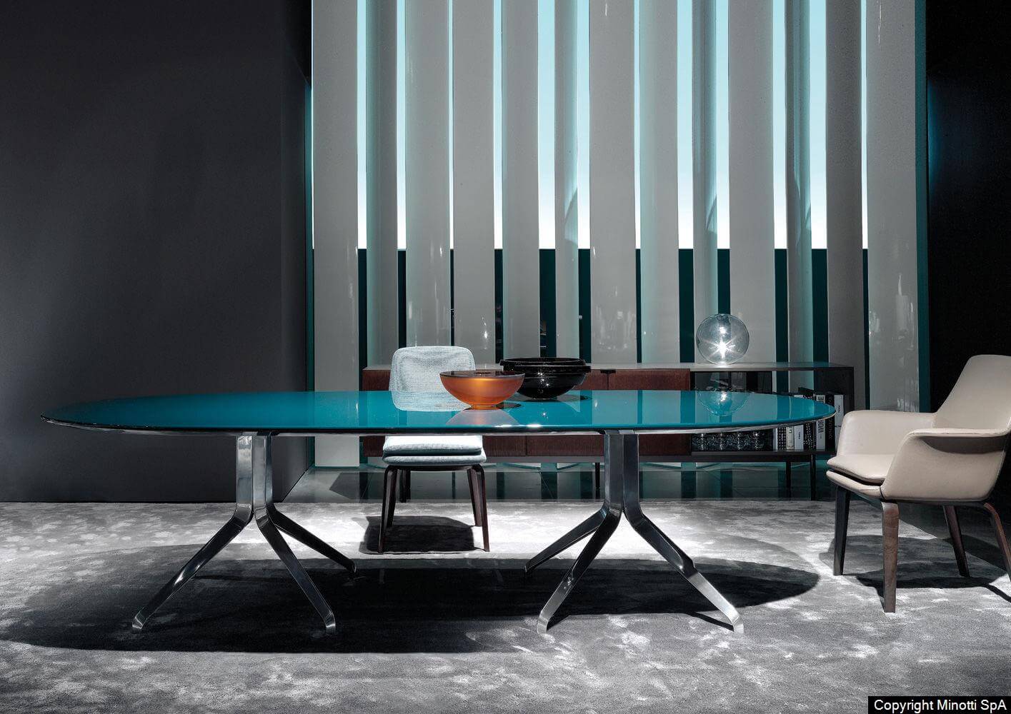 Minotti Стол Claydon от Minotti — в интерьере