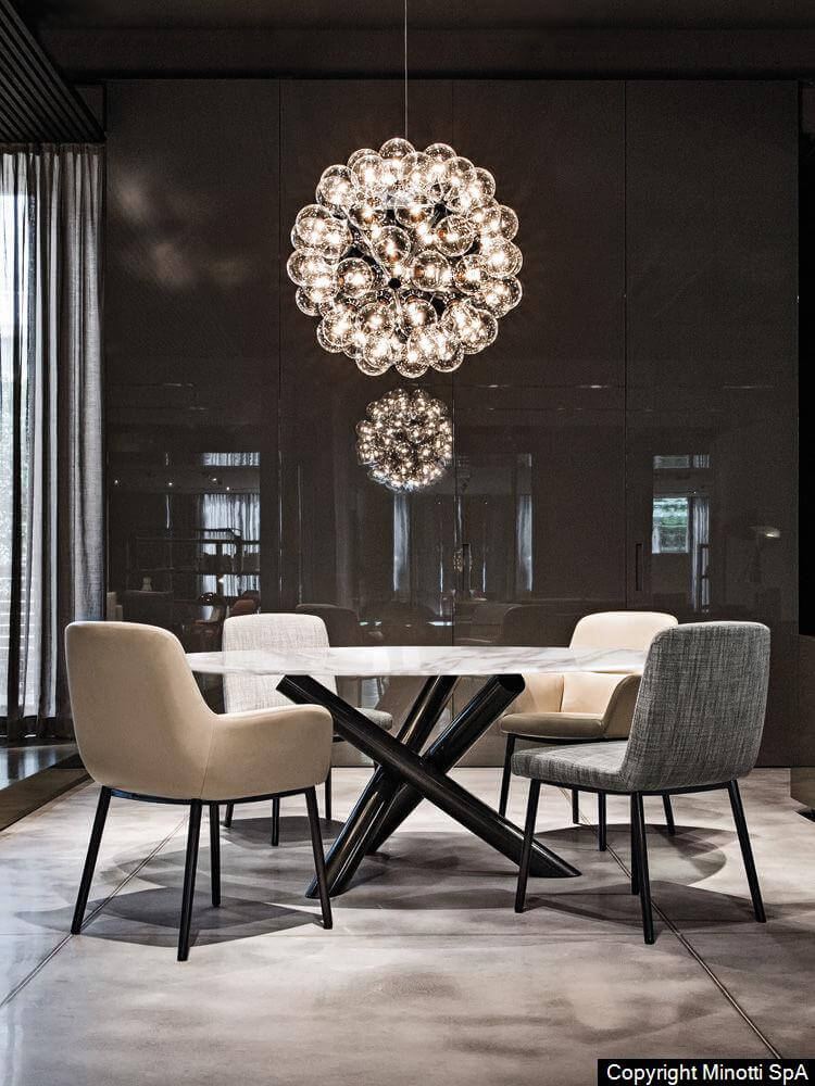 Minotti Стол Van Dyck от Minotti — в интерьере