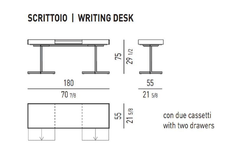 Minotti Письменный стол Close "Writing Desk" от Minotti