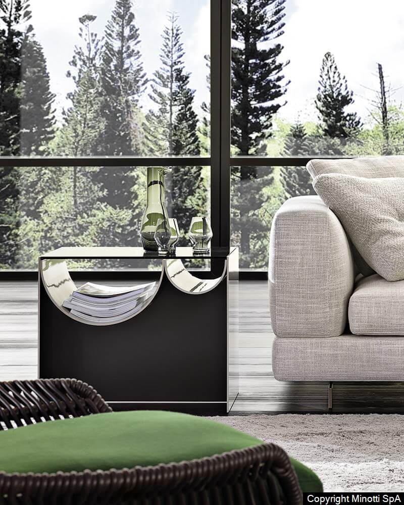 Minotti Журнальный столик Waves от Minotti — в интерьере