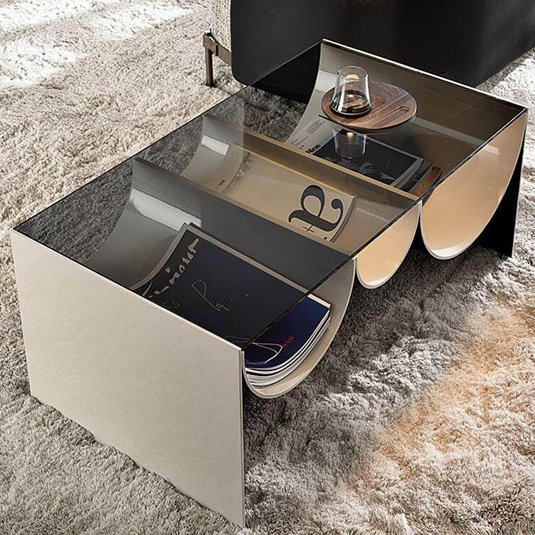 Minotti Журнальный столик Waves от Minotti — в интерьере