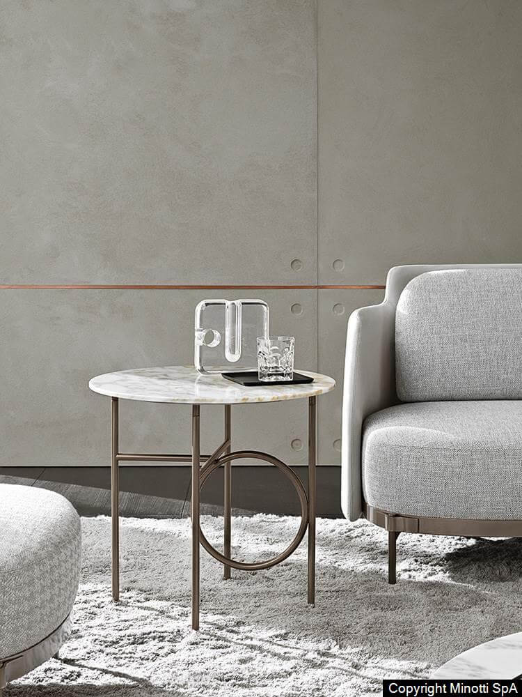 Minotti Журнальный столик Ring от Minotti — в интерьере