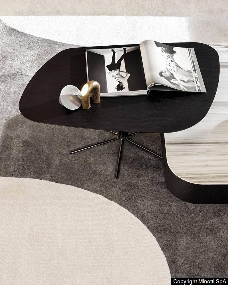 Minotti Журнальный столик Rays от Minotti — в интерьере
