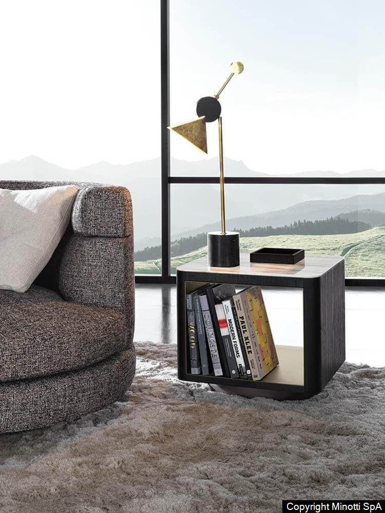 Minotti Журнальный столик Milton от Minotti — в интерьере