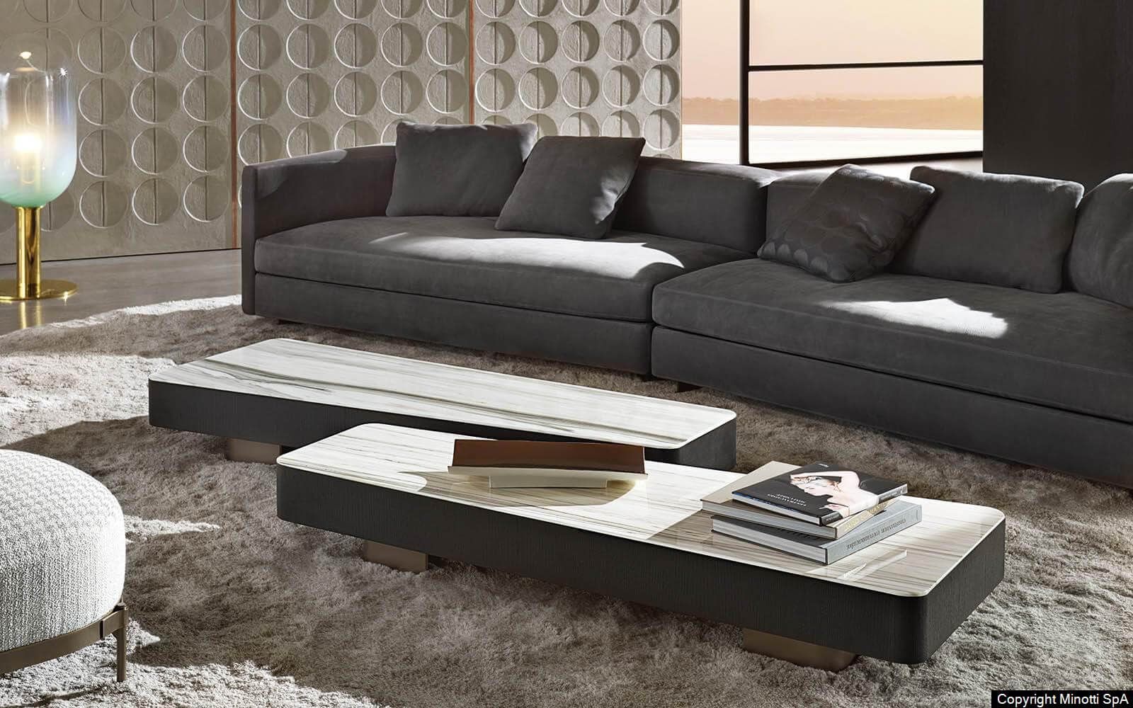 Minotti Журнальный столик Milton от Minotti — в интерьере