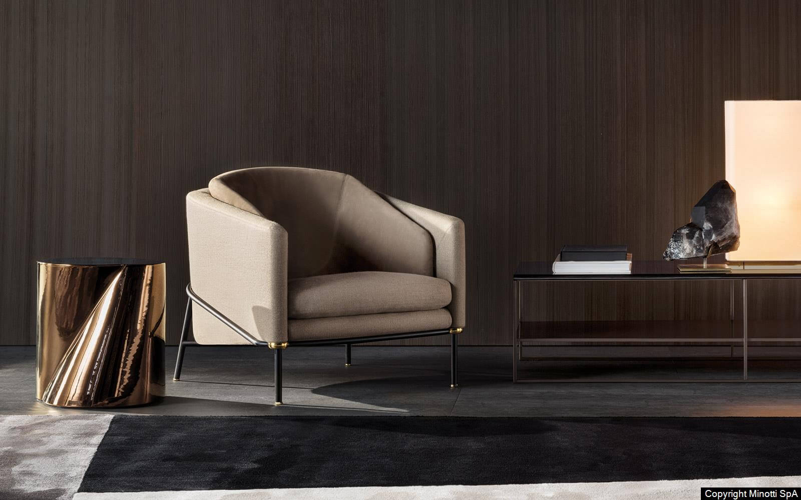 Minotti Журнальный столик Noor от Minotti — в интерьере