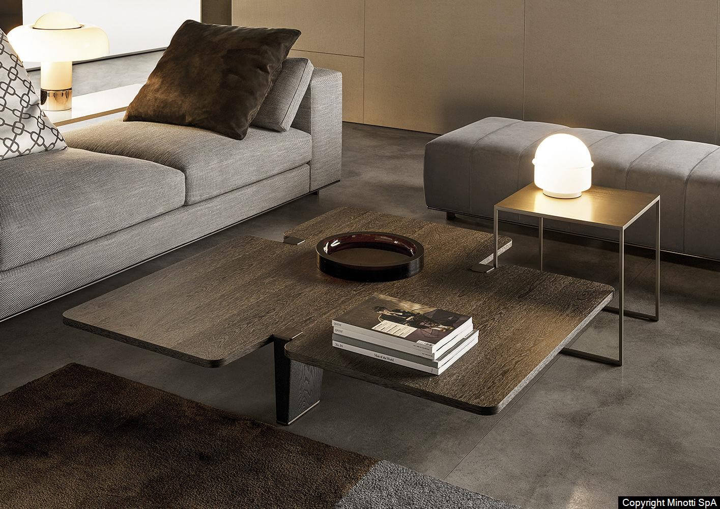 Minotti Журнальный столик Jacob от Minotti — в интерьере