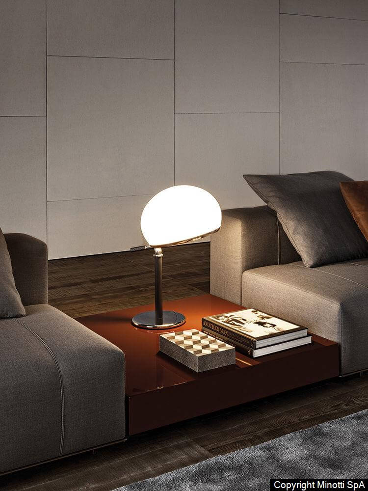 Minotti Журнальный столик Ritter от Minotti — в интерьере