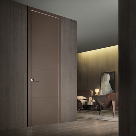 Rimadesio Межкомнатные двери Luxor от Rimadesio — в интерьере