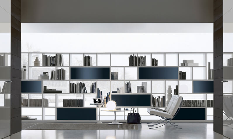 Rimadesio Стеллаж Opus от Rimadesio — в интерьере