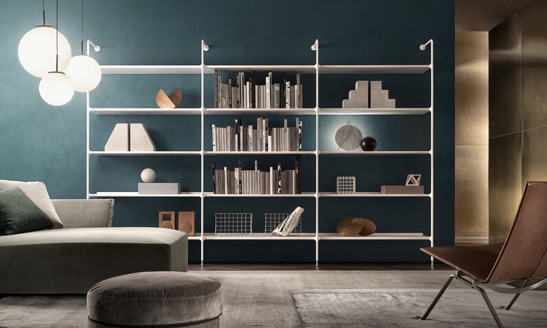 Rimadesio Стеллаж Wind от Rimadesio — в интерьере