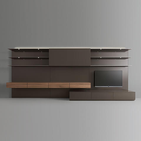 Rimadesio Стенка Abacus Living от Rimadesio — в интерьере