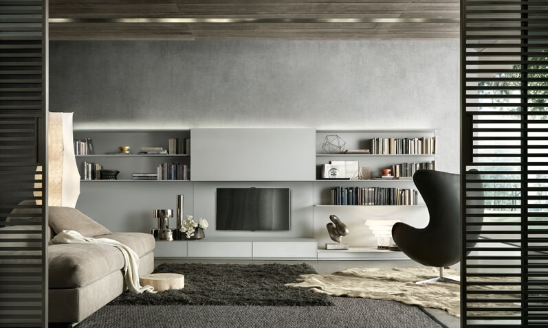 Rimadesio Стенка Abacus Living от Rimadesio — в интерьере