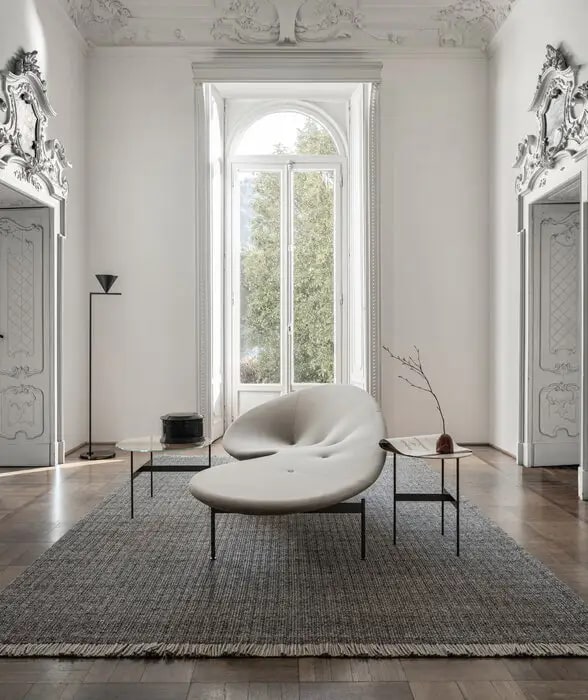 B&B Italia Шезлонг Eda-Mame от B&B Italia — в интерьере