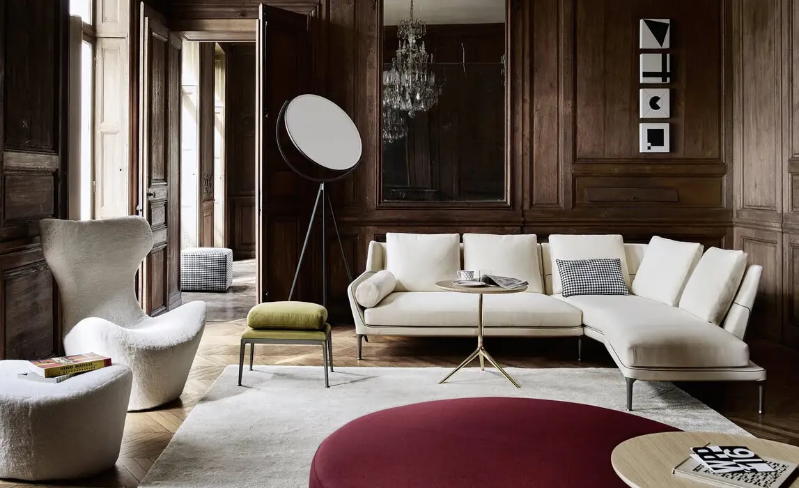 B&B Italia Диван Edouard от B&B Italia — в интерьере