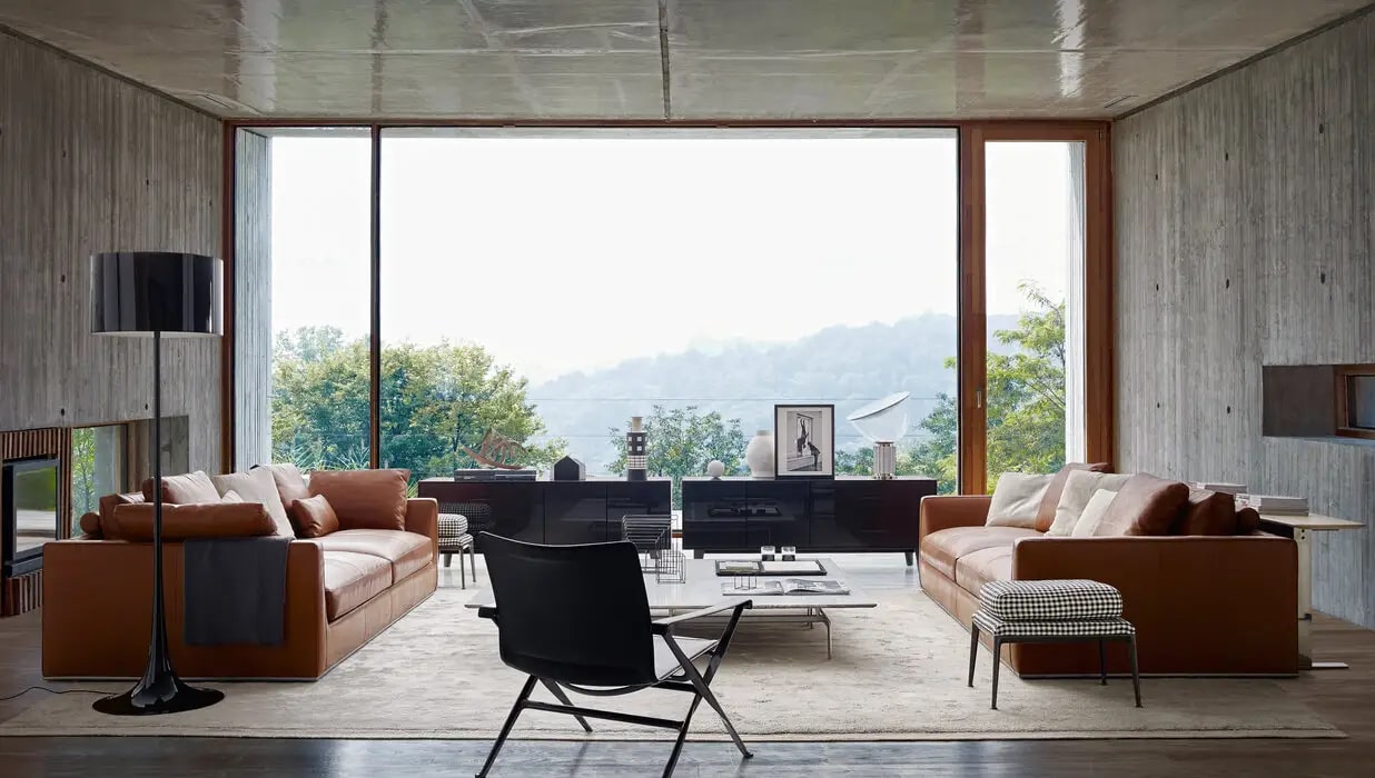B&B Italia Диван Richard от B&B Italia — в интерьере