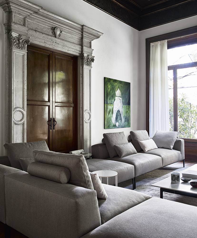 B&B Italia Диван Michel Effe от B&B Italia — в интерьере