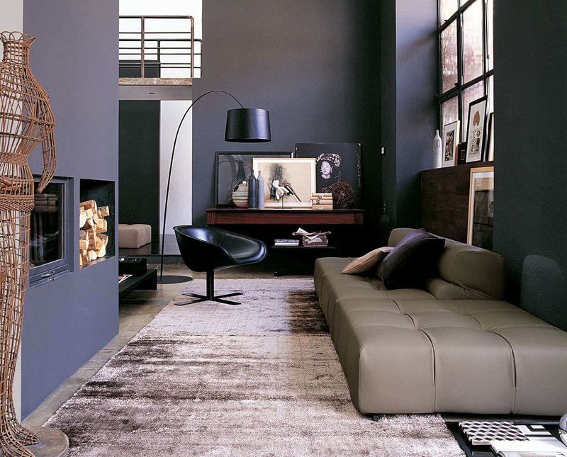 B&B Italia Диван Tufty-Time Leather от B&B Italia — в интерьере